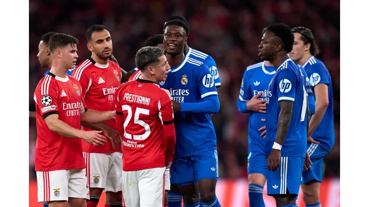 La UEFA tomó una decisión con el caso de Vinicius y el argentino Prestianni.