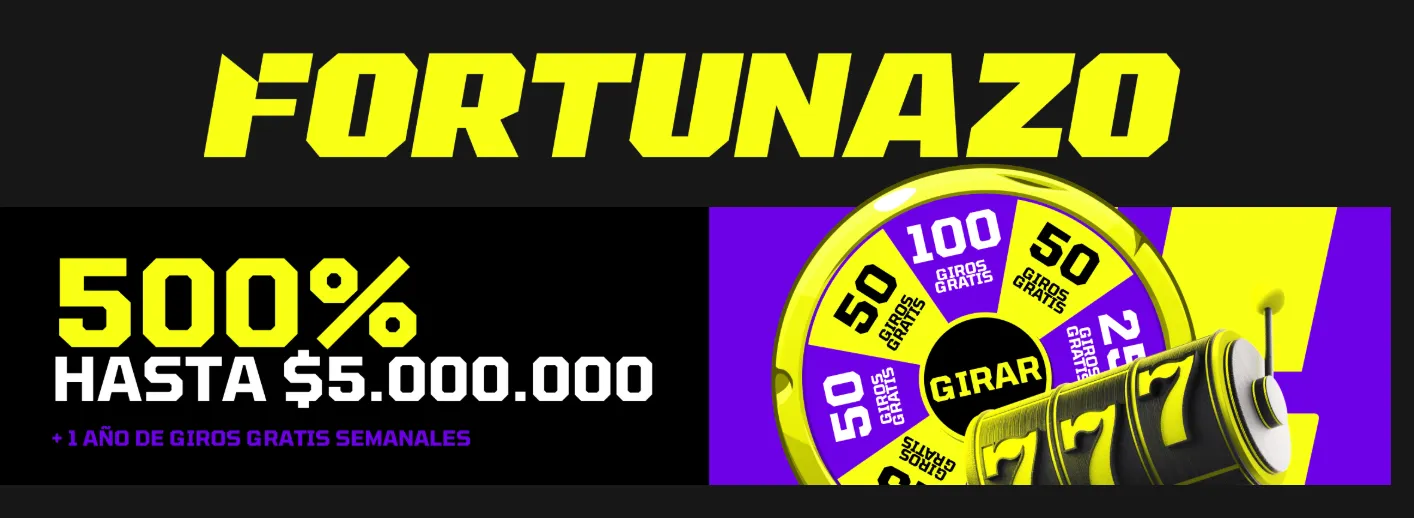 Bono con el código promocional Fortunazo.