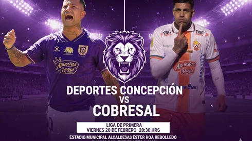 Deportes Concepción enfrenta a Cobresal por la fecha 4 de la Liga de Primera.
