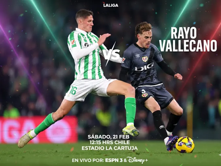 Real Betis vs Rayo Vallecano: Dónde ver al equipo de Manuel Pellegrini