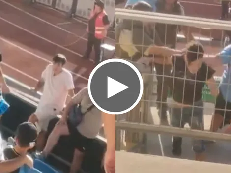 VIDEO: Hinchas de O'Higgins sacaron a golpes a fanáticos de Colo Colo infiltrados en El Teniente