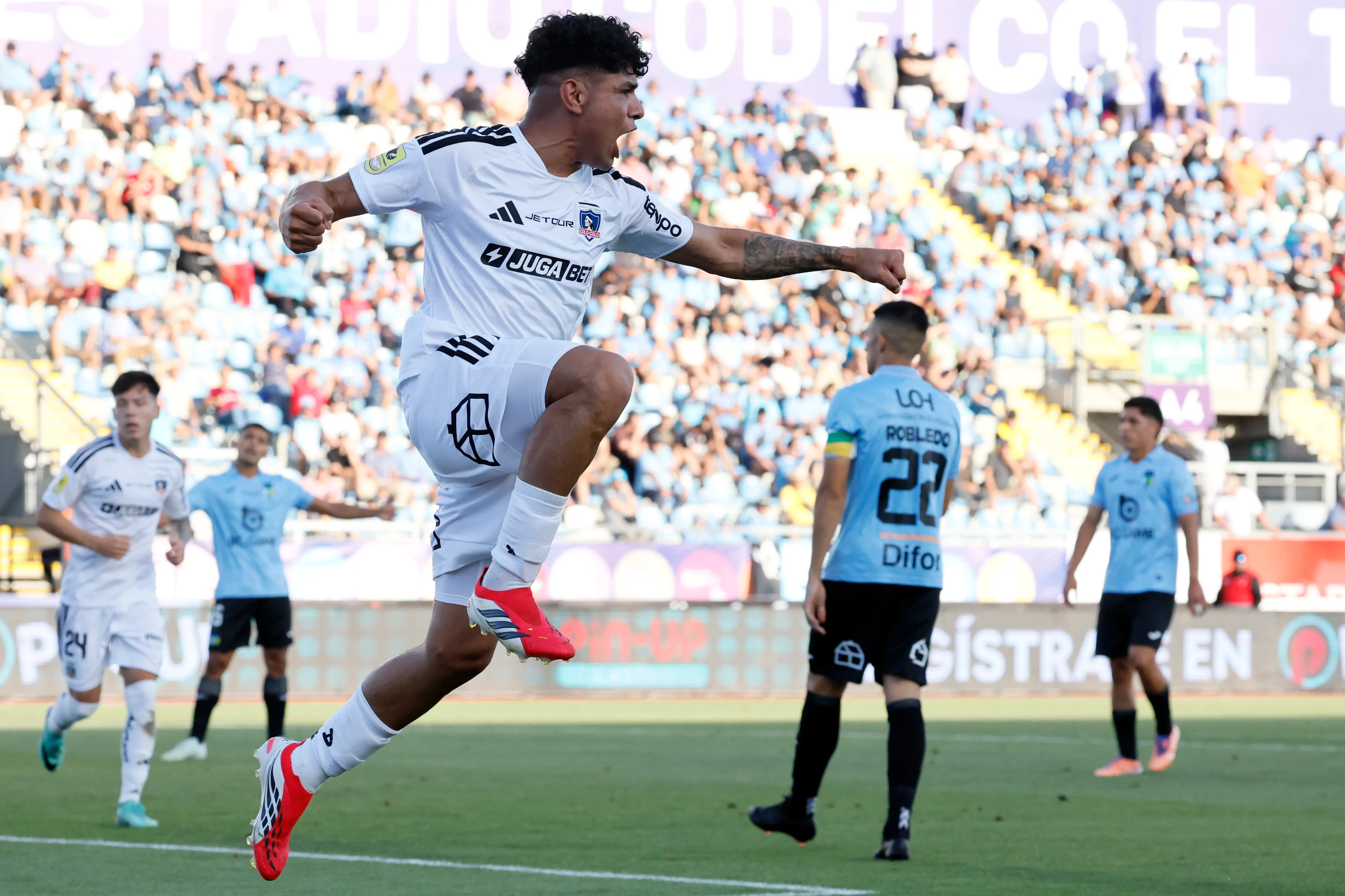 El volante argentino fue el encargado de abrir el marcador en Rancagua.