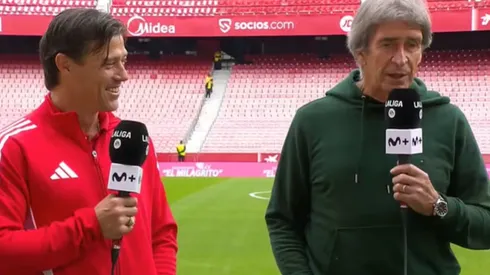 El técnico de Sevilla llenó de elogios al entrenador chileno.
