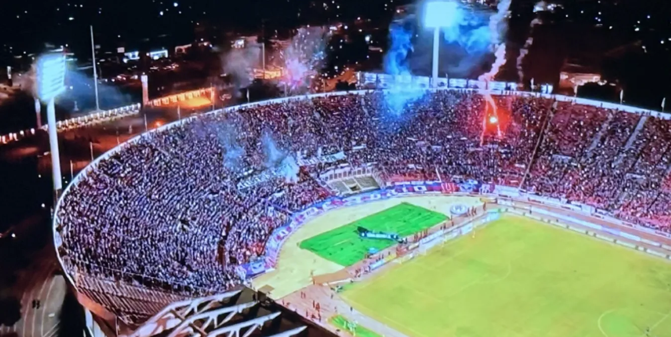 Recordar que en este duelo los azules tuvieron que cumplir un castigo determinado por el Tribunal de Disciplina | FOTO: Captura