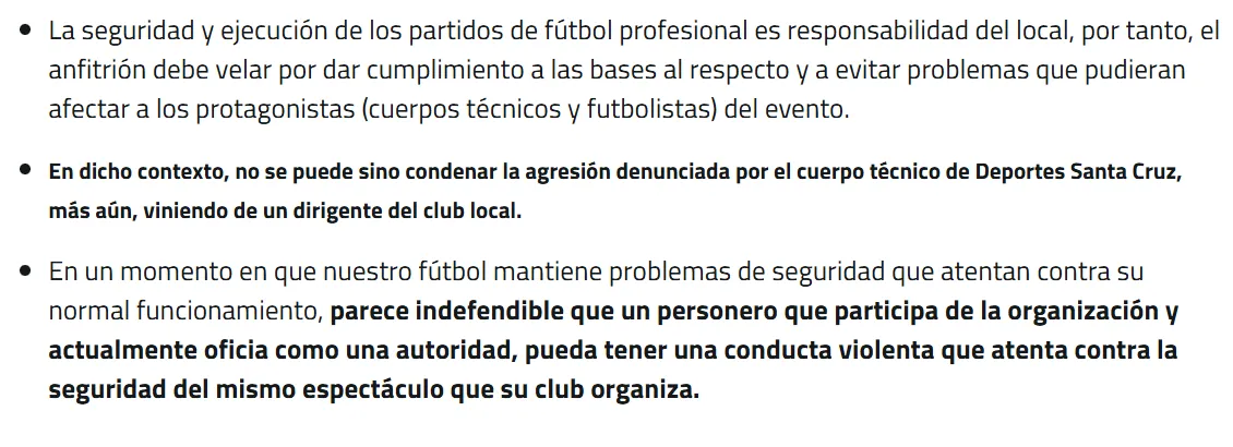 Comunicado del Colegio de Entrenadores