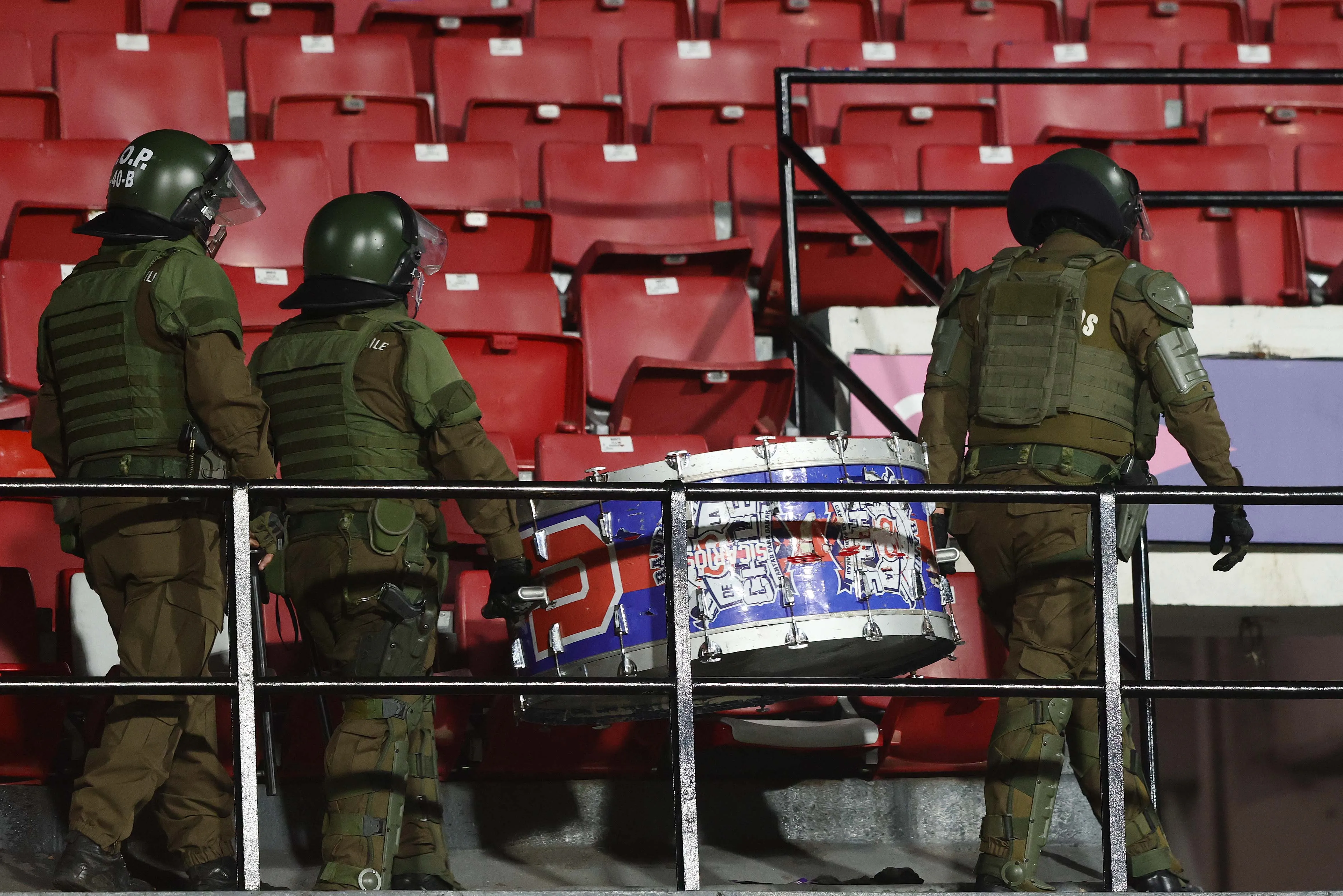 Los azules arriesgan sanción para sus próximos partidos