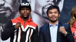 Floyd Mayweather y Manny Pacquiao se verán las caras en septiembre (Photo by Ethan Miller/Getty Images)