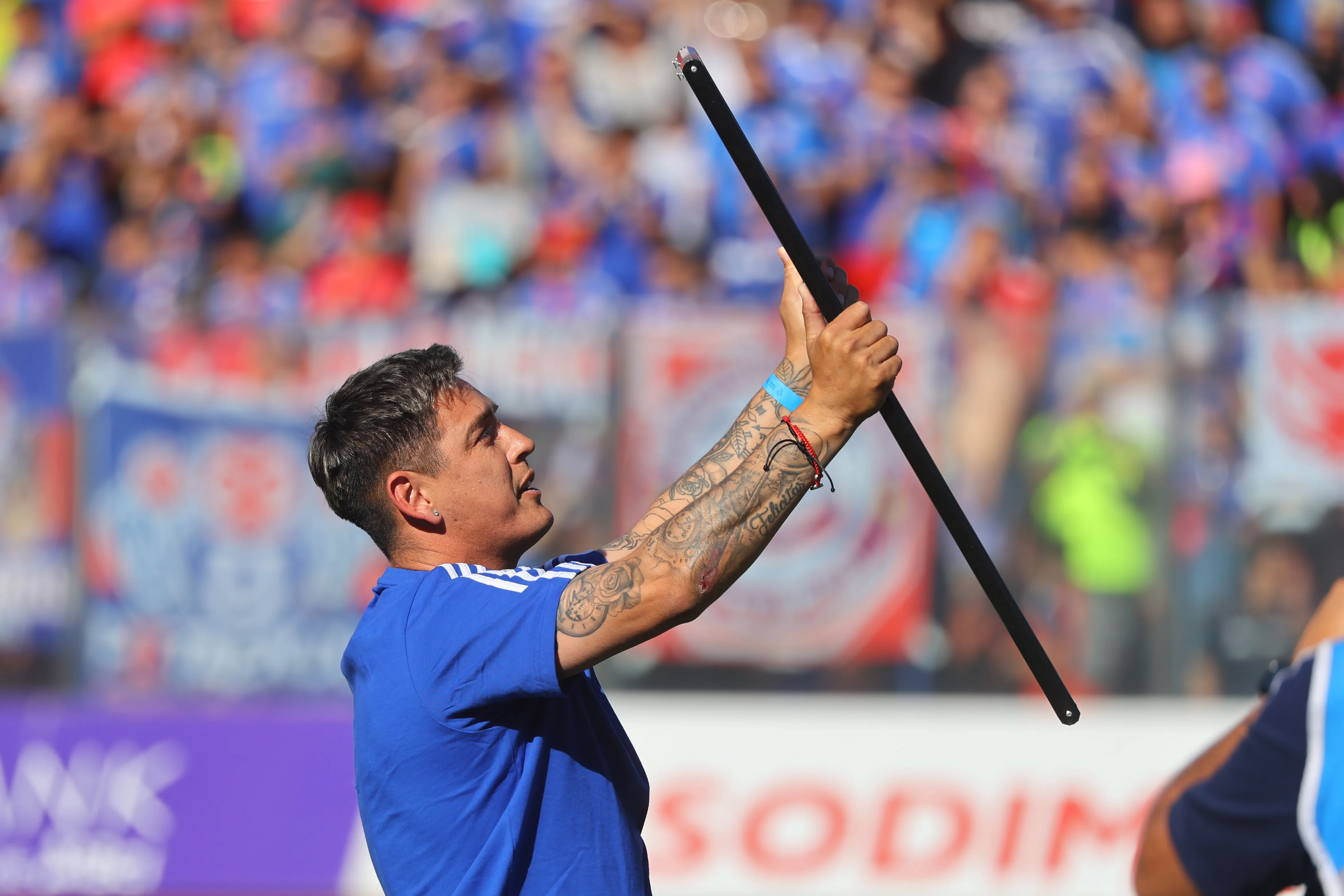 Matías Rodríguez respaldó a Francisco Meneghini en Universidad de Chile. (Imagen: Photosport)