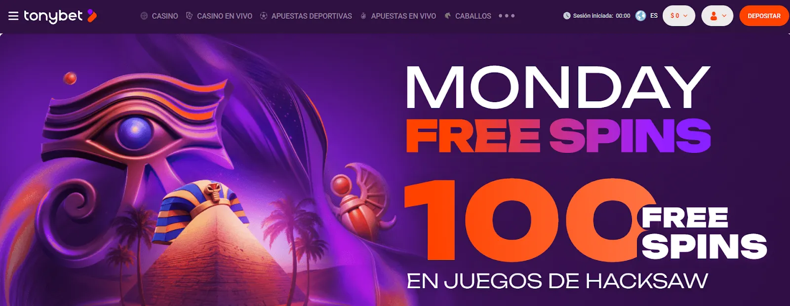 Casino de Tonybet promoción