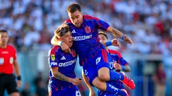 Zaldivia celebró eufóricamente el tanto ante el Cacique.