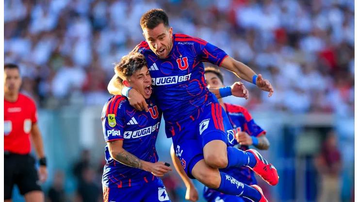 Zaldivia celebró eufóricamente el tanto ante el Cacique.