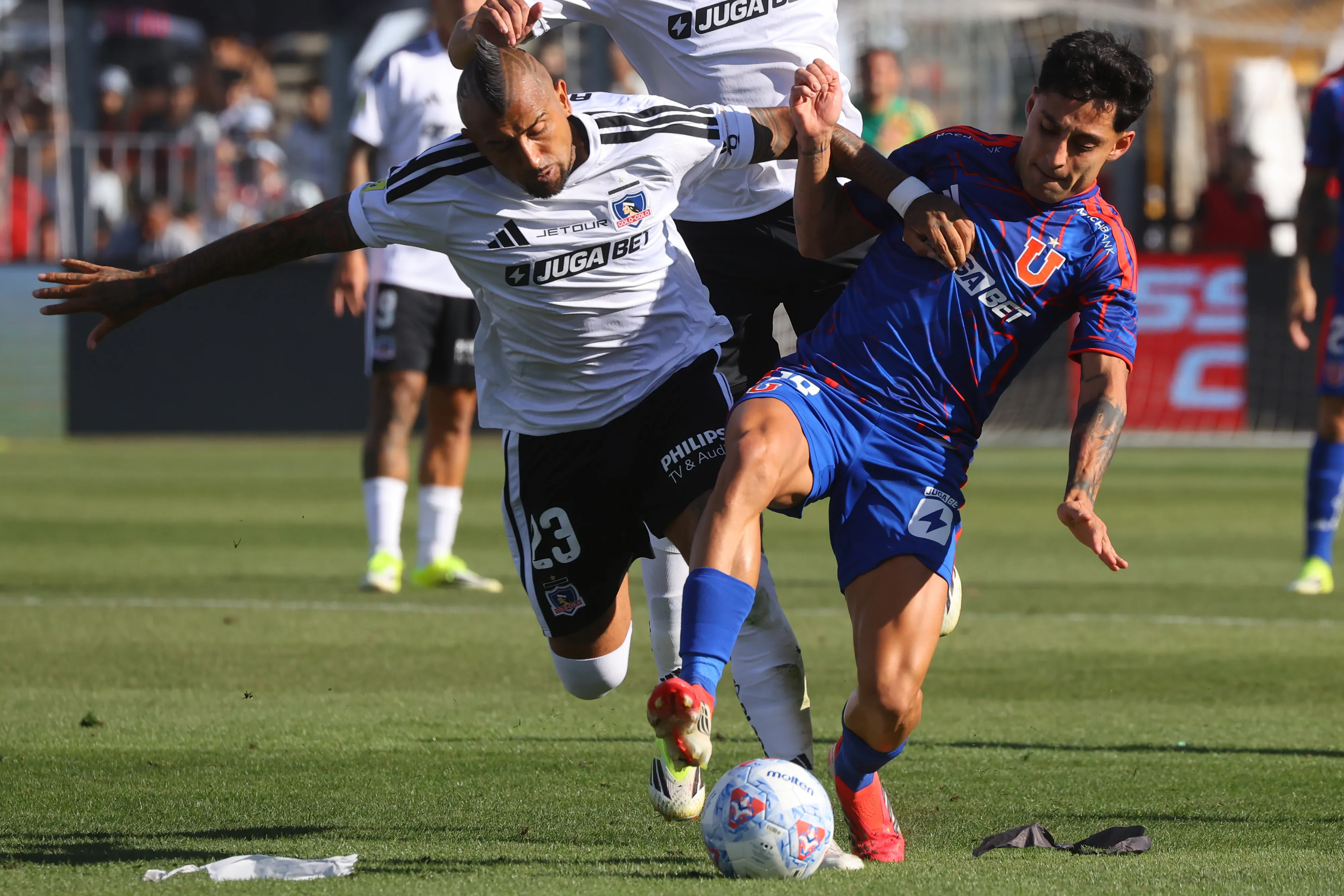 Paqui Meneghini toma un respiro con este triunfo ante Colo Colo |  FOTO: Jonnathan Oyarzun/Photosport