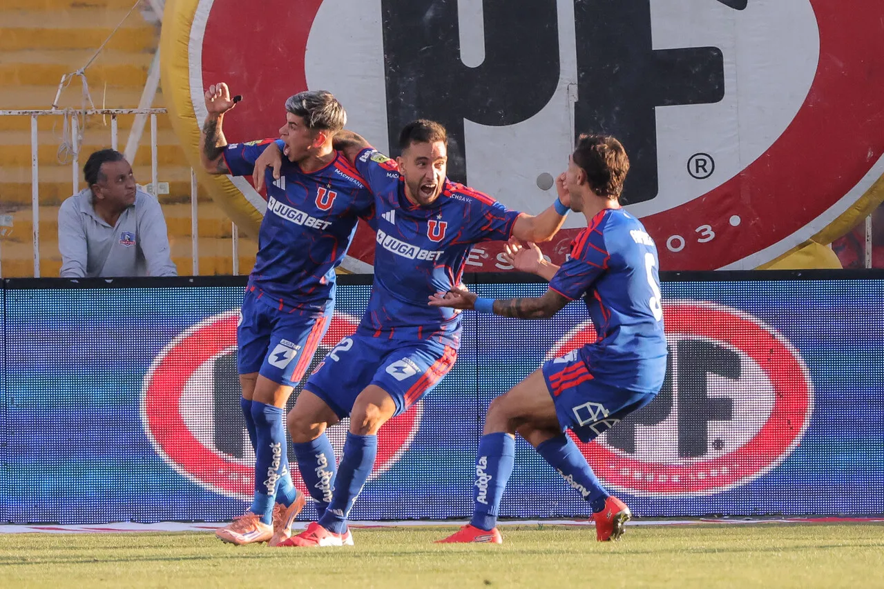 Zaldivia anotó en el trunfo de la U | Foto: Photosport