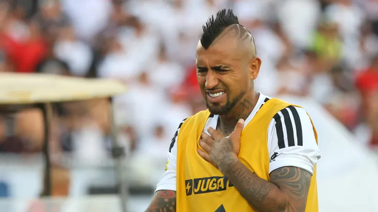 Arturo Vidal ninguneó el triunfo de la U en el Superclásico.