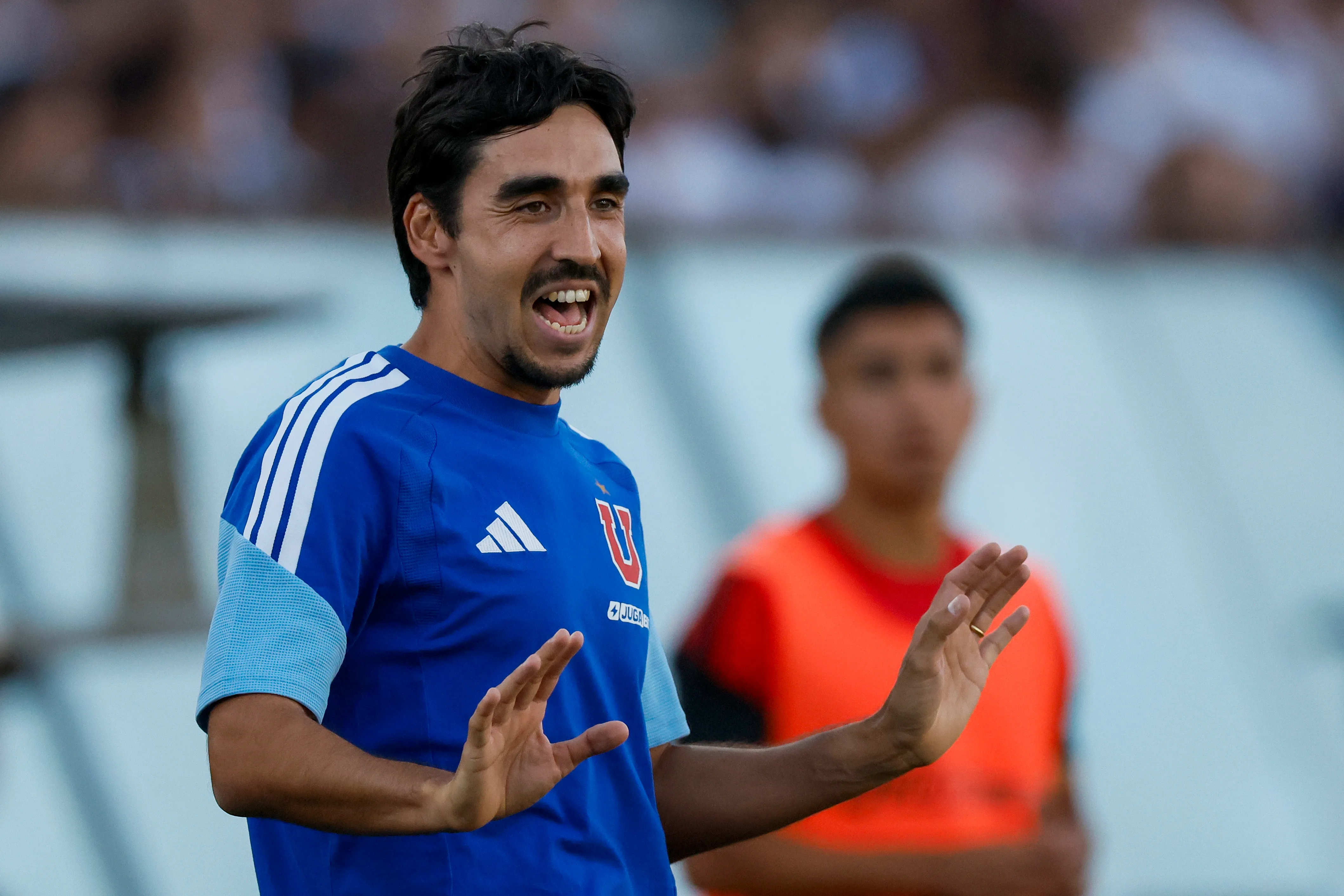 Francisco Meneghini se quejó tras el triunfo de Universidad de Chile ante Colo Colo. (Imagen: Photosport)