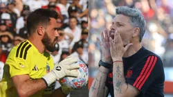 El DT del Cacique perdió la paciencia con el arquero y capitán albo.