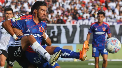 Juan Martín Lucero aún no anota su primer gol con Universidad de Chile.
