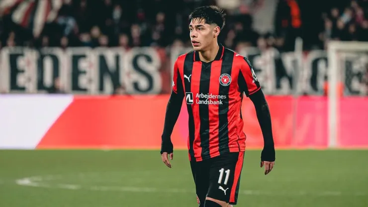 Darío Osorio es el jugador más veloz de la Superliga de Dinamarca.