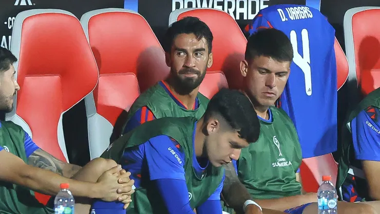 Juan Martín Lucero tras ser sustituido por su lesión. (Foto: Jonnathan Oyarzún/Photosport)