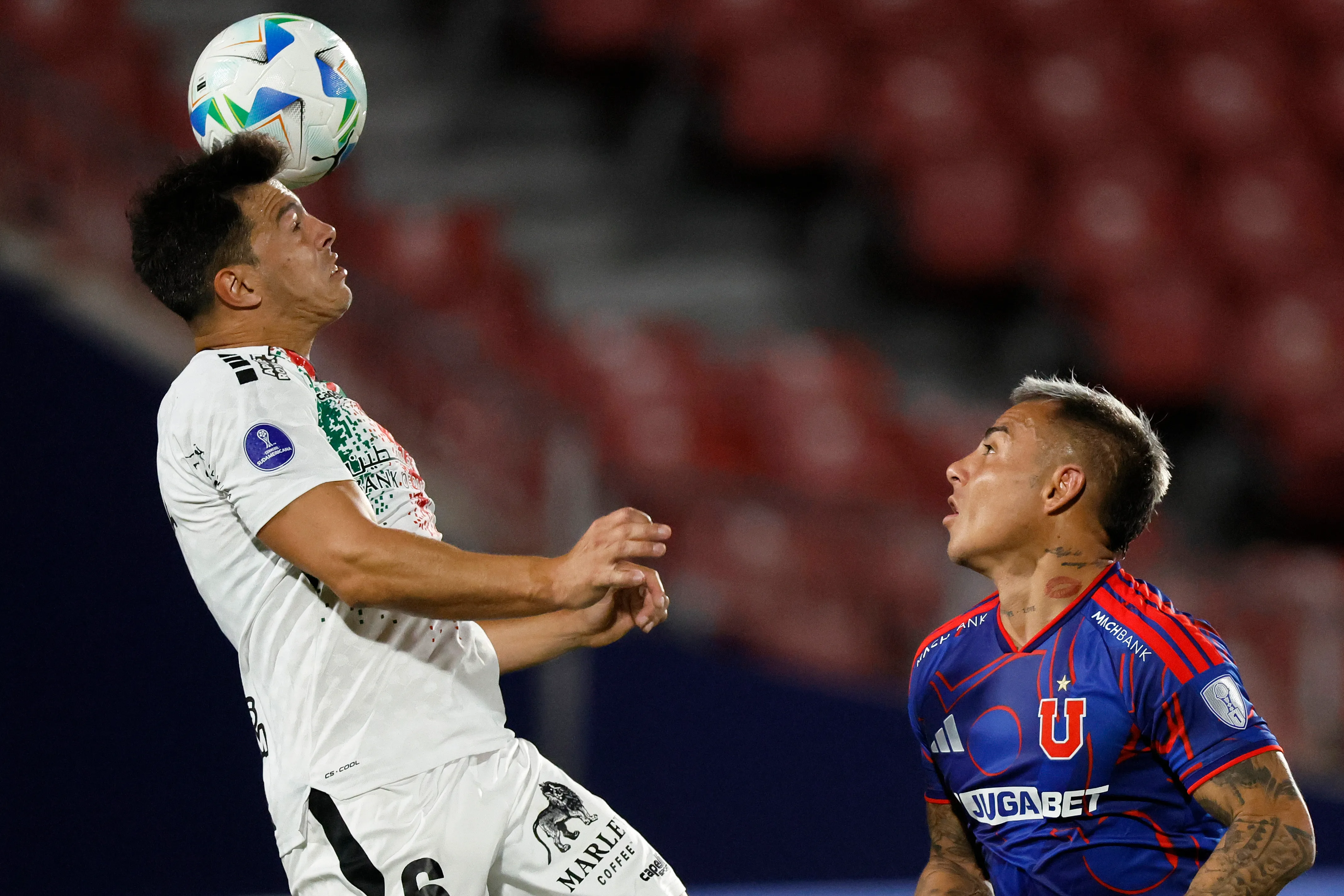 Fernando Meza eliminó a Universidad de Chile de la Copa Sudamericana. (Imagen: Photosport)