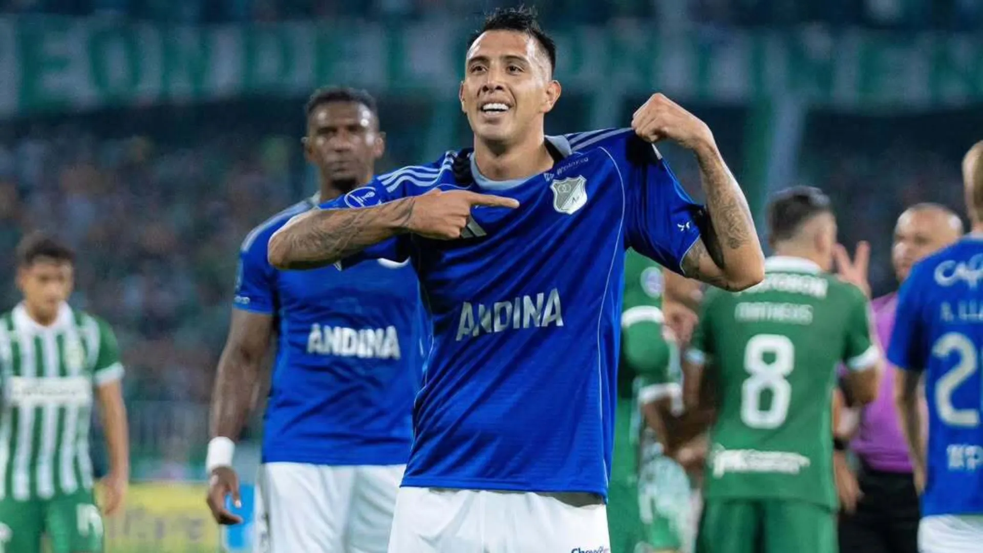 Rodrigo Contreras dejó Universidad de Chile y es figura en Colombia. (Foto: Millonarios)