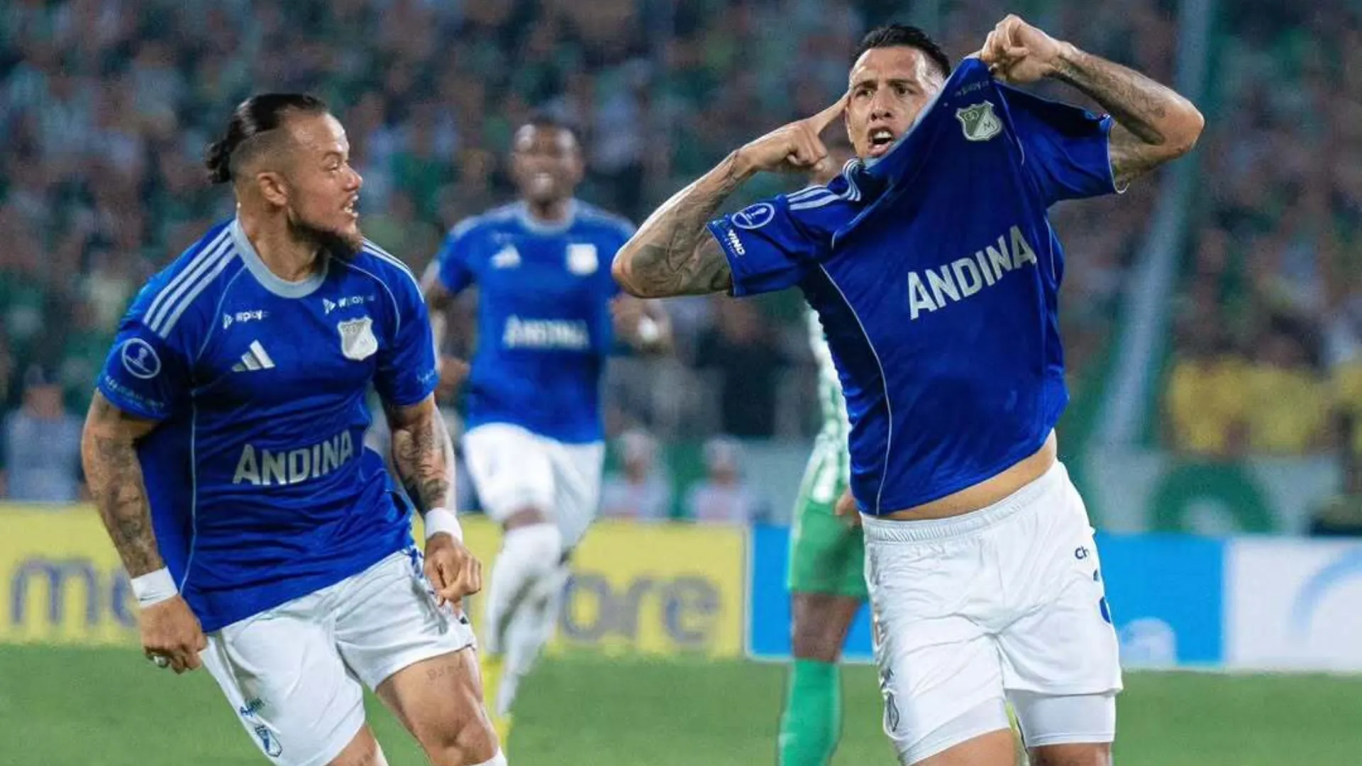 Rodrigo Contreras la está rompiendo tras decirle adiós a Universidad de Chile. (Foto: Millonarios)