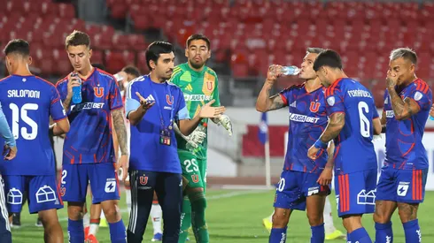 Israel Poblete sacó la voz en el camarín de Universidad de Chile.