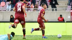 Diego Rubio anota su primer gol con la camiseta de La Serena. (Foto: Alejandro Pizarro Ubilla/Photosport)