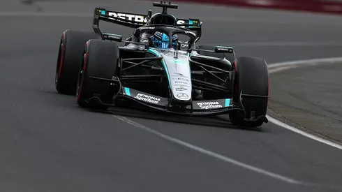 George Russell de Mercedes se quedó con la 'pole' en Australia. (Foto: Joe Portlock/Getty Images)