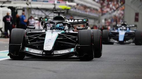 George Russell de Mercedes tiene la pole en el Gran Premio de Australia. (Foto: Mark Thompson/Getty Images)