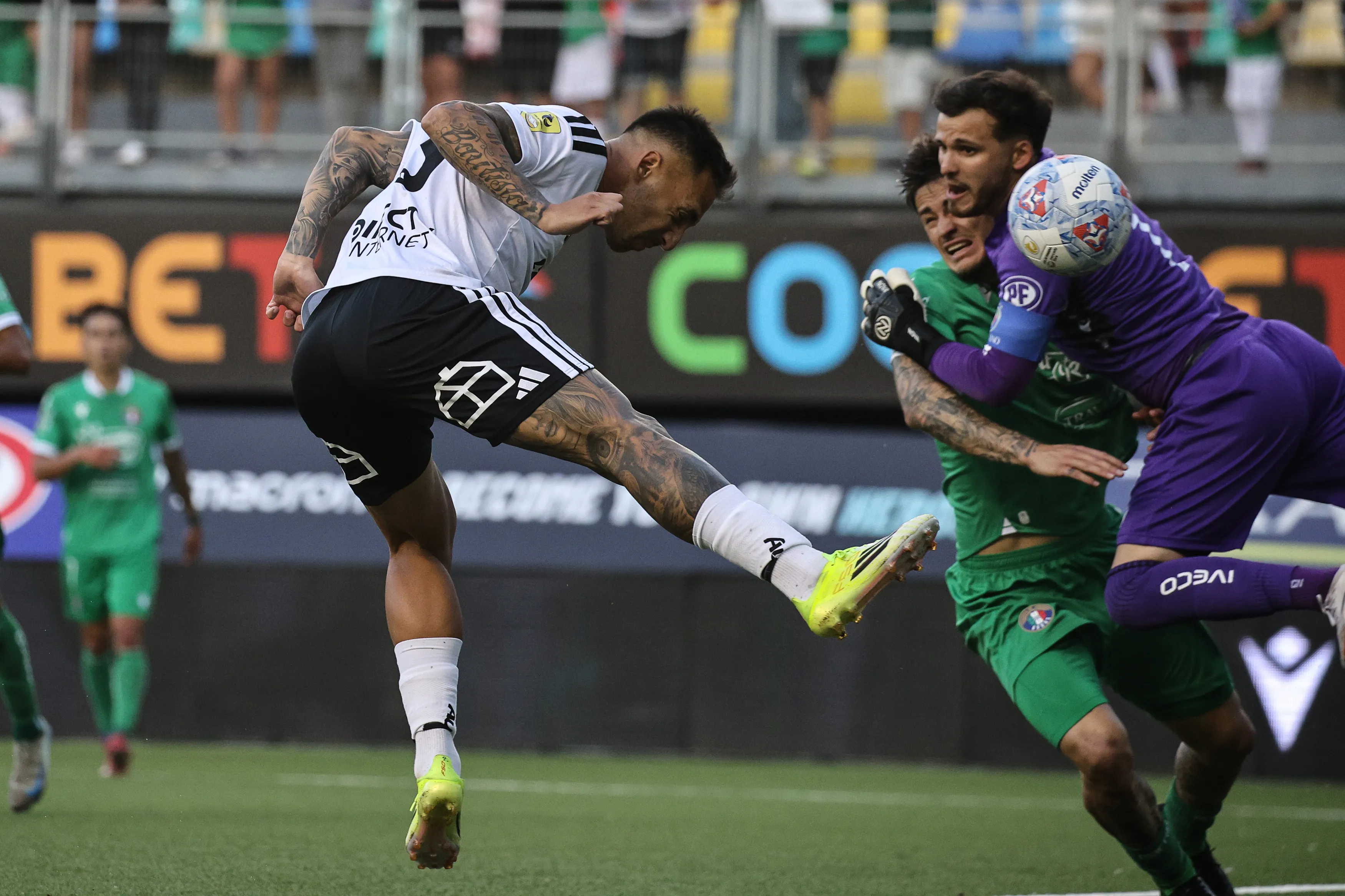 La clara chande de gol desperdiciada por Correa ante Audax no pasó desapercibida | FOTO: Diego Martin/Photosport