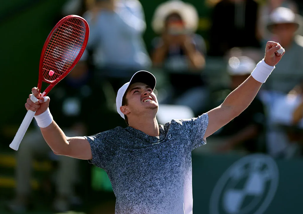 Joao Fonseca sueña en grande en el Masters 1000 de Indian Wells (Getty Images).