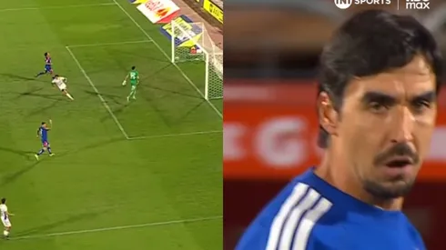 La reacción de Paqui Meneghini tras el gol de la U. de Concepción.