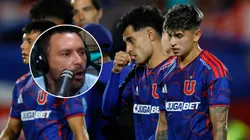 Mauricio Pinilla protestó tras el empate de la U. (Foto: Photosport)