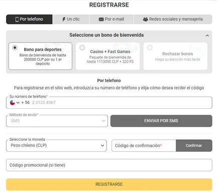Código promocional Melbet