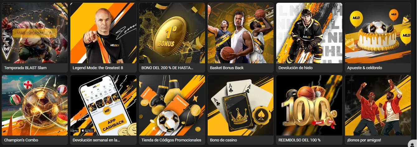 Tomada desde la web de Melbet