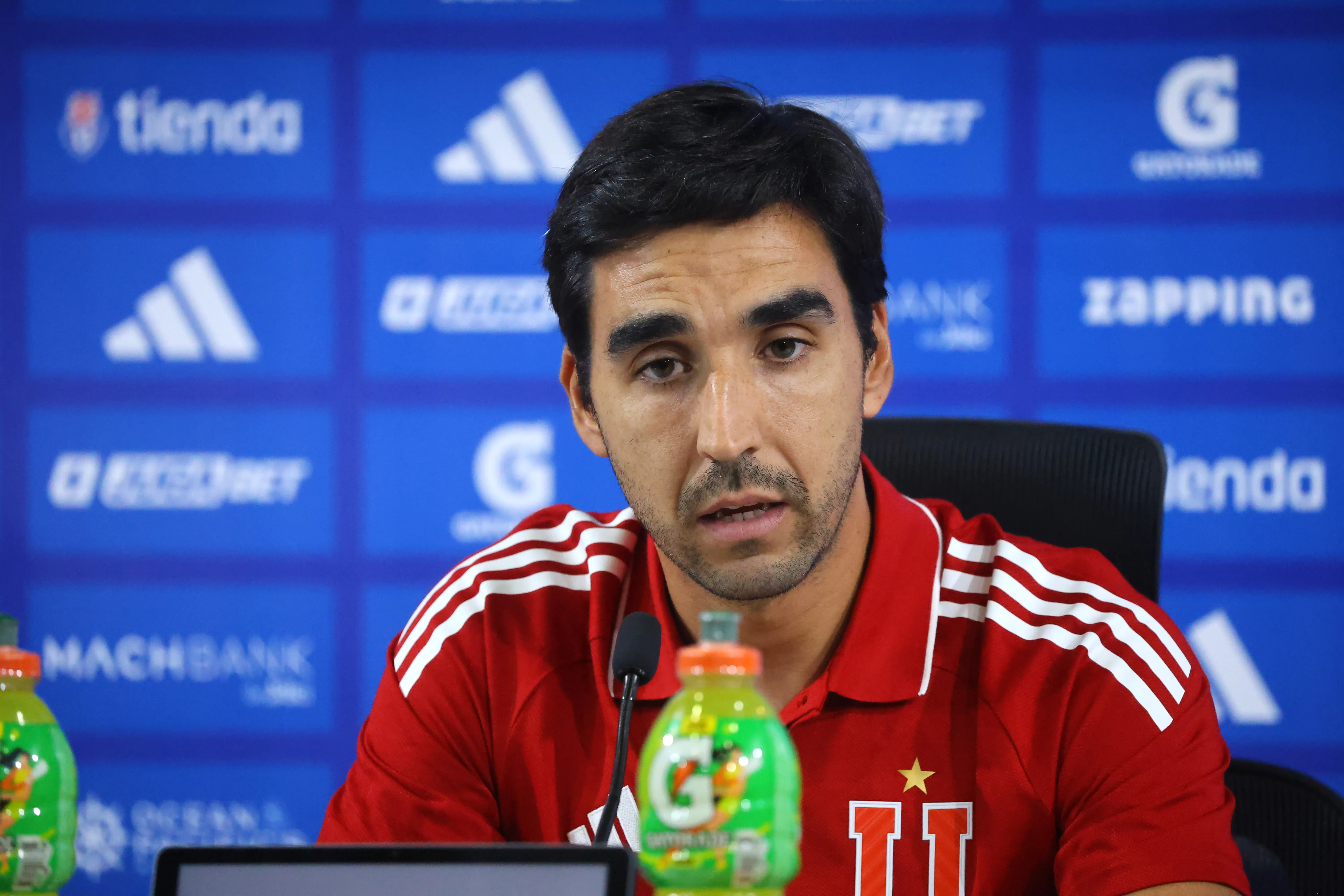 Meneghini se fue de la cancha del Nacional reprobado por los hinchas | FOTO: Jonnathan Oyarzun/Photosport