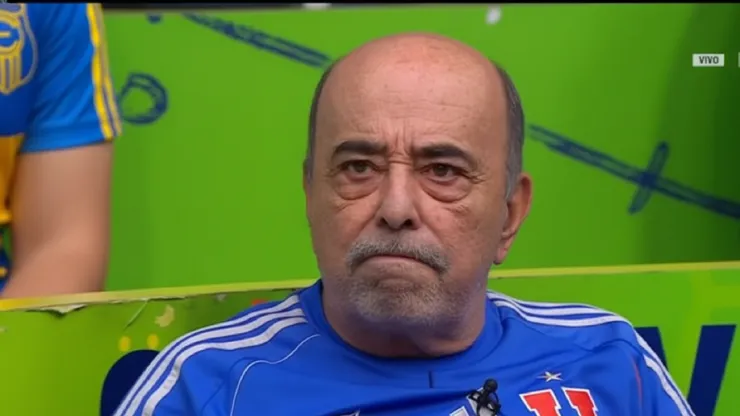 El icónico hincha azul no quedó ajeno a la salida del DT tras el empate ante U. de Conce este lunes (Foto: captura)