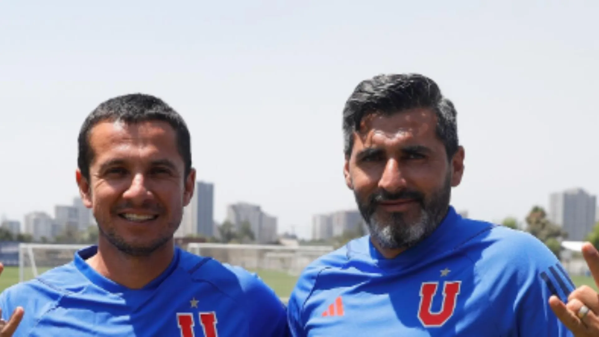 Valladares, a la derecha, será el DT ante Coquimbo. | Foto: Photosport