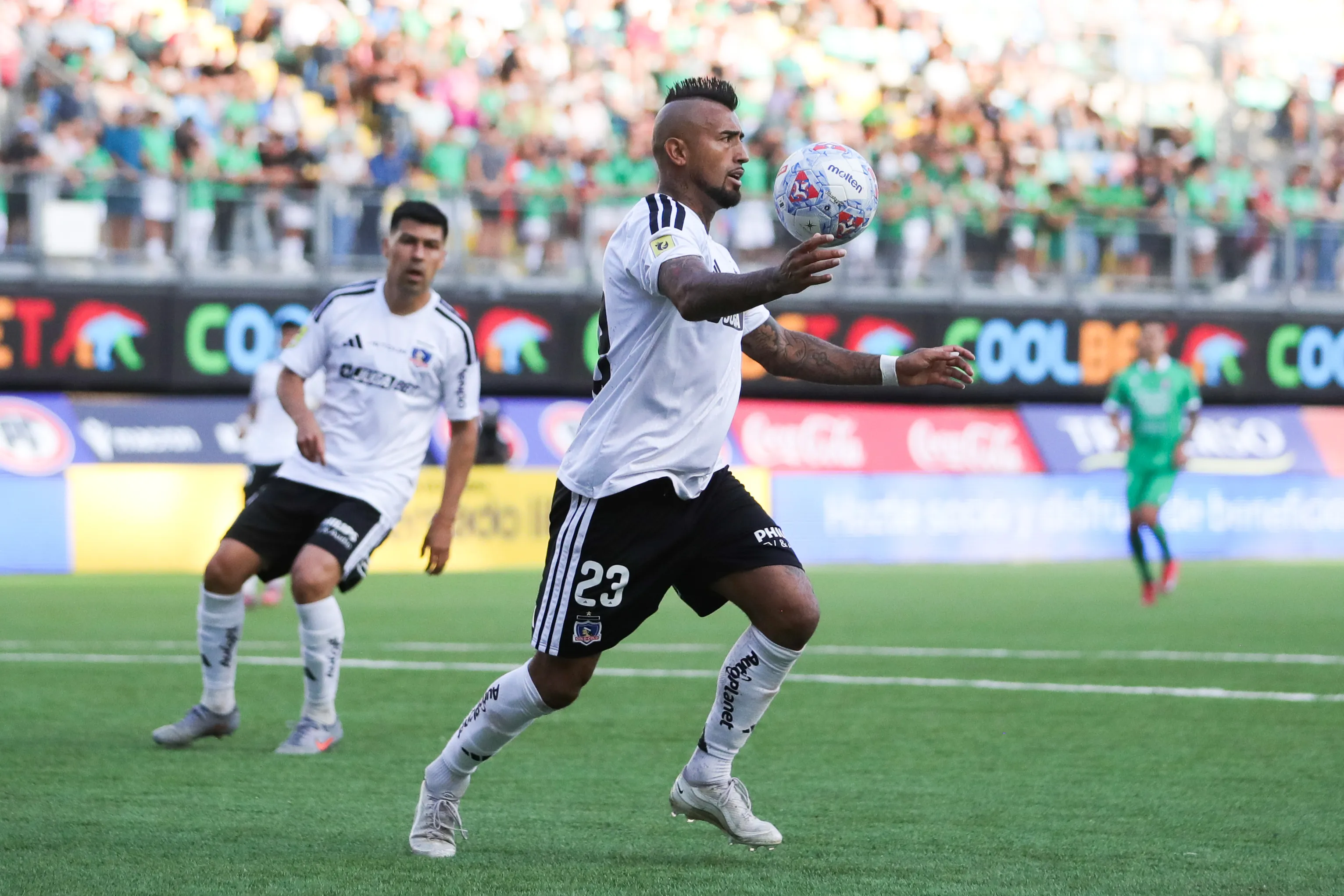 Arturo Vidal fue elegido la figura ante Audax por la transmisión de TNT Sports | FOTO. Felipe Zanca/Photosport