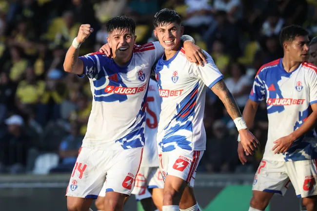 Maximiliano Guerrero anotó el único gol para Universidad de Chile. (Imagen: Photosport)