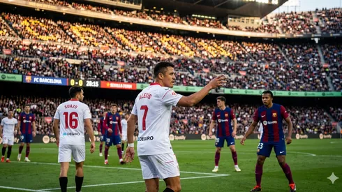 Alexis y Suazo amenazan al Barcelona en su cancha.