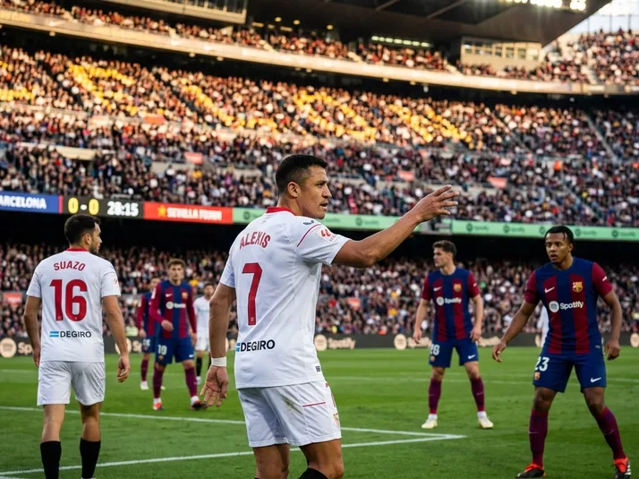 Barcelona vs Sevilla: Dónde y cuándo ver a Alexis y a Suazo