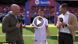 Alexis Sánchez recordó viejos tiempos en su regreso al Camp Nou.