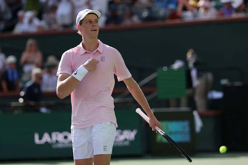 Jannik Sinner campeón en Indian Wells (Getty Images).