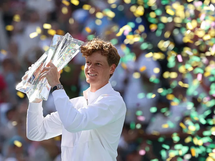 Así quedó el ranking ATP tras el título de Jannik Sinner en Indian Wells
