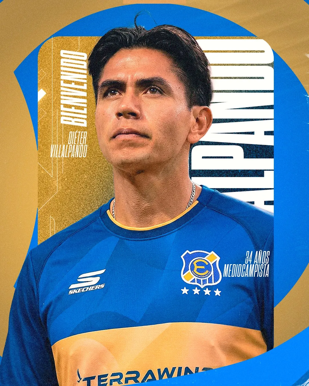 Diéter Villalpando fue presentado el 23 de enero en Everton