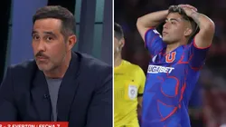 Claudio Bravo le da en el piso a Lucas Assadi en la U. de Chil