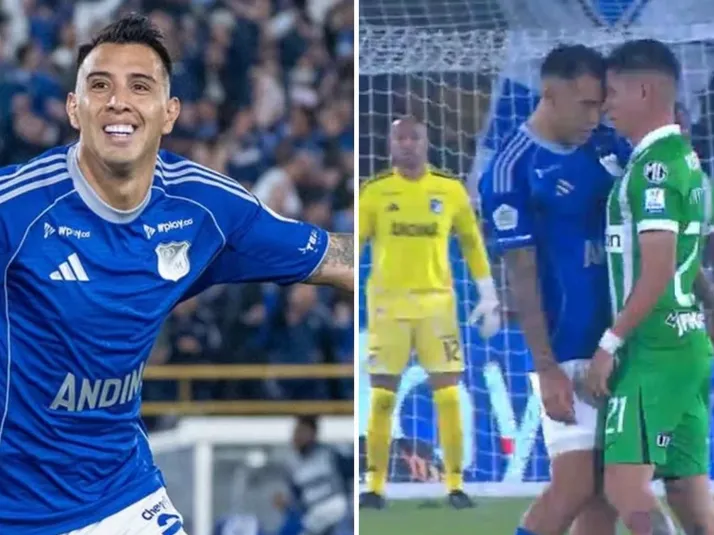 Contreras brilla con gol y provoca dos expulsiones en el clásico colombiano