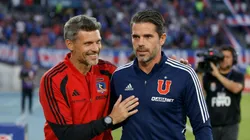 El "Tano" se candidateó solo para reemplazar a Gago, quien hoy llegaría a la U como nuevo DT. (Foto creada con IA)